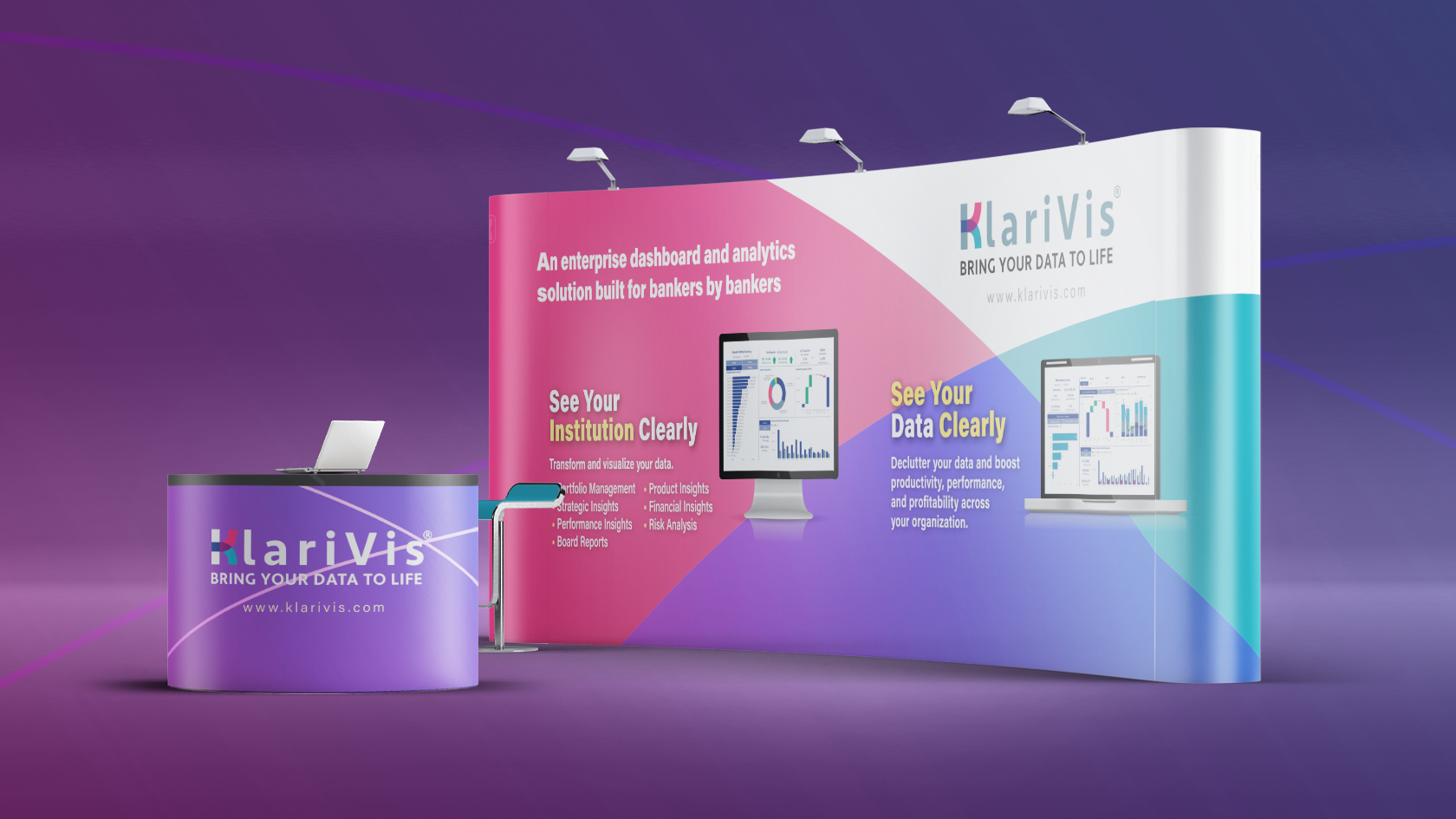 KlariVis Trade Show Booth